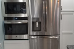 Wall oven and Micro Combo with a flush mount (Counter Depth) Refrigerator